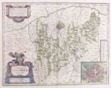 Blaeu, Willem"Territorium Norimbergense"(Niederlande 1571-1638 Amsterdam) Landkarte mit dem