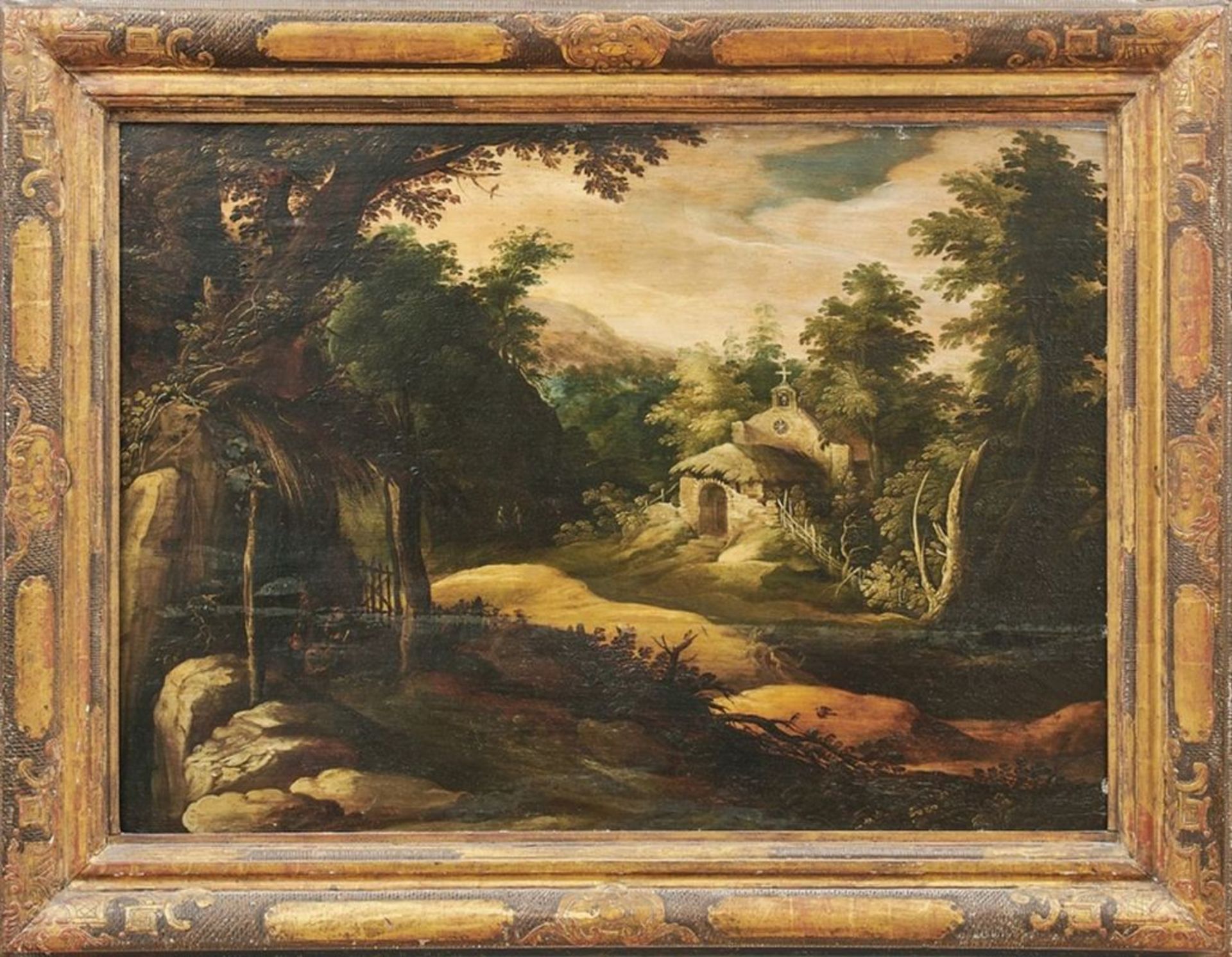 Valckenborch, Frederik van - Umkreis desWaldlandschaft mit Einsiedelei(Antwerpen 1570-1623 Nürnberg)