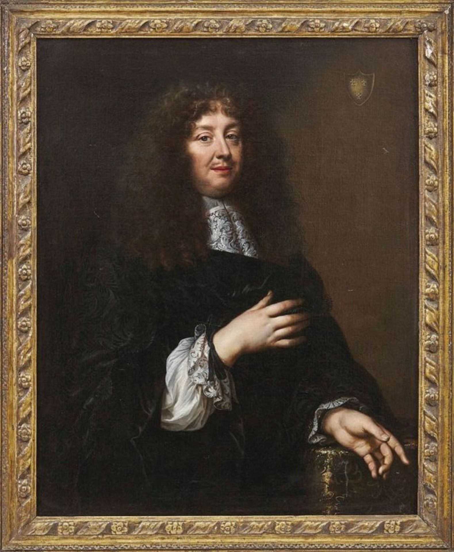 Ludwig XIV., König von FrankreichWohl französischer Hofmaler, um 1700Halbfigur des Sonnenkönigs