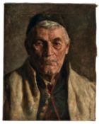 Bildnis eines älteren Herren in TrachtUm 1900Öl/Lwd. 50 x 39,5 cm; unger.Herrenportrait,