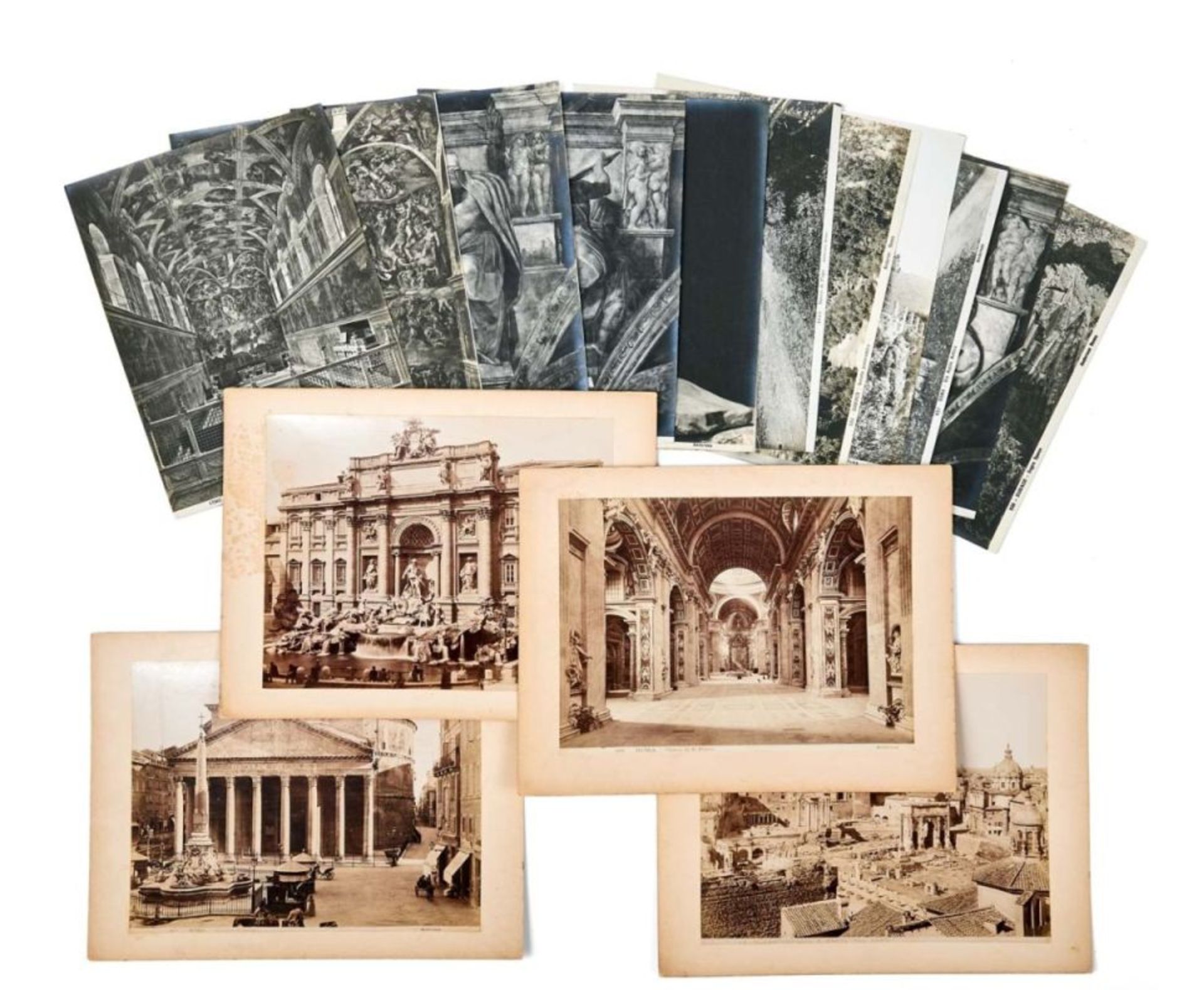 Anderson, James und Domenico15 Fotografien mit Rom-Ansichten(Blencarn 1813-1877 Rom) 5 Ansichten aus