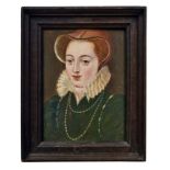 Bildnis der Maria Stuart, Königin von SchottlandPortraitmaler des 16./17. JahrhundertsÖl/