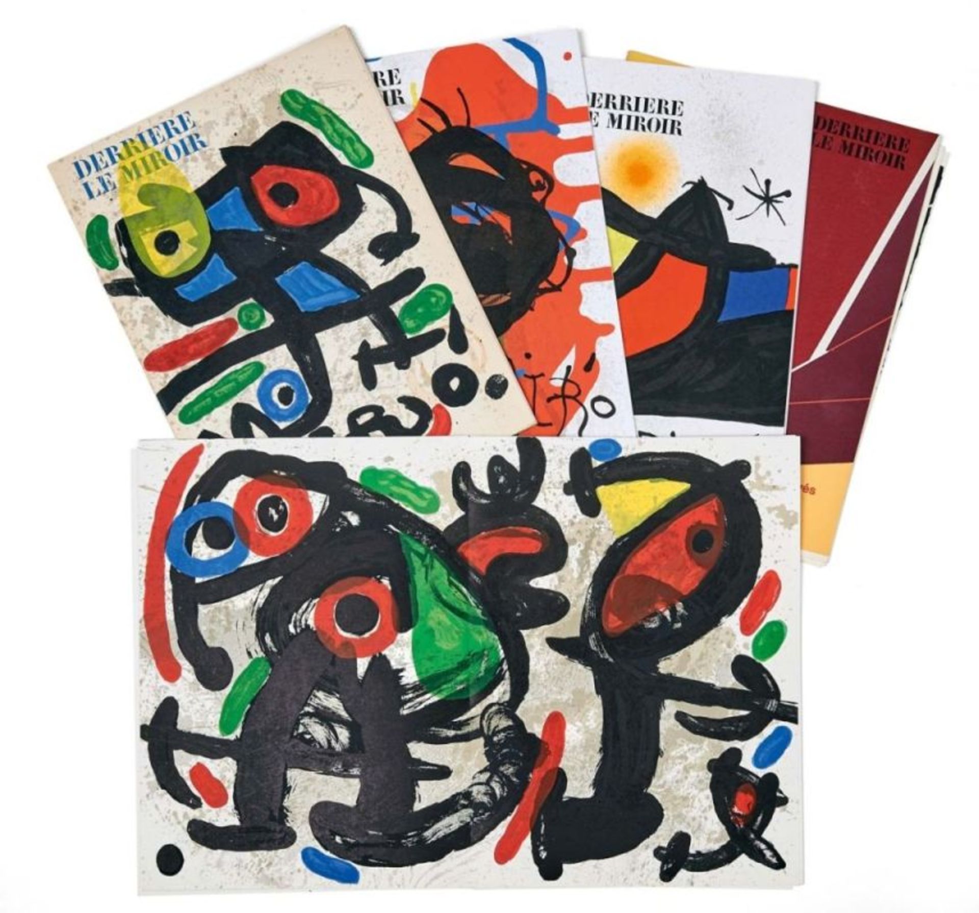 Miró, Joan u.a.Fünf Ausgaben "Derrière le Miroir"(Montroig 1893-1983 Palma de Mallorca) 2x No.