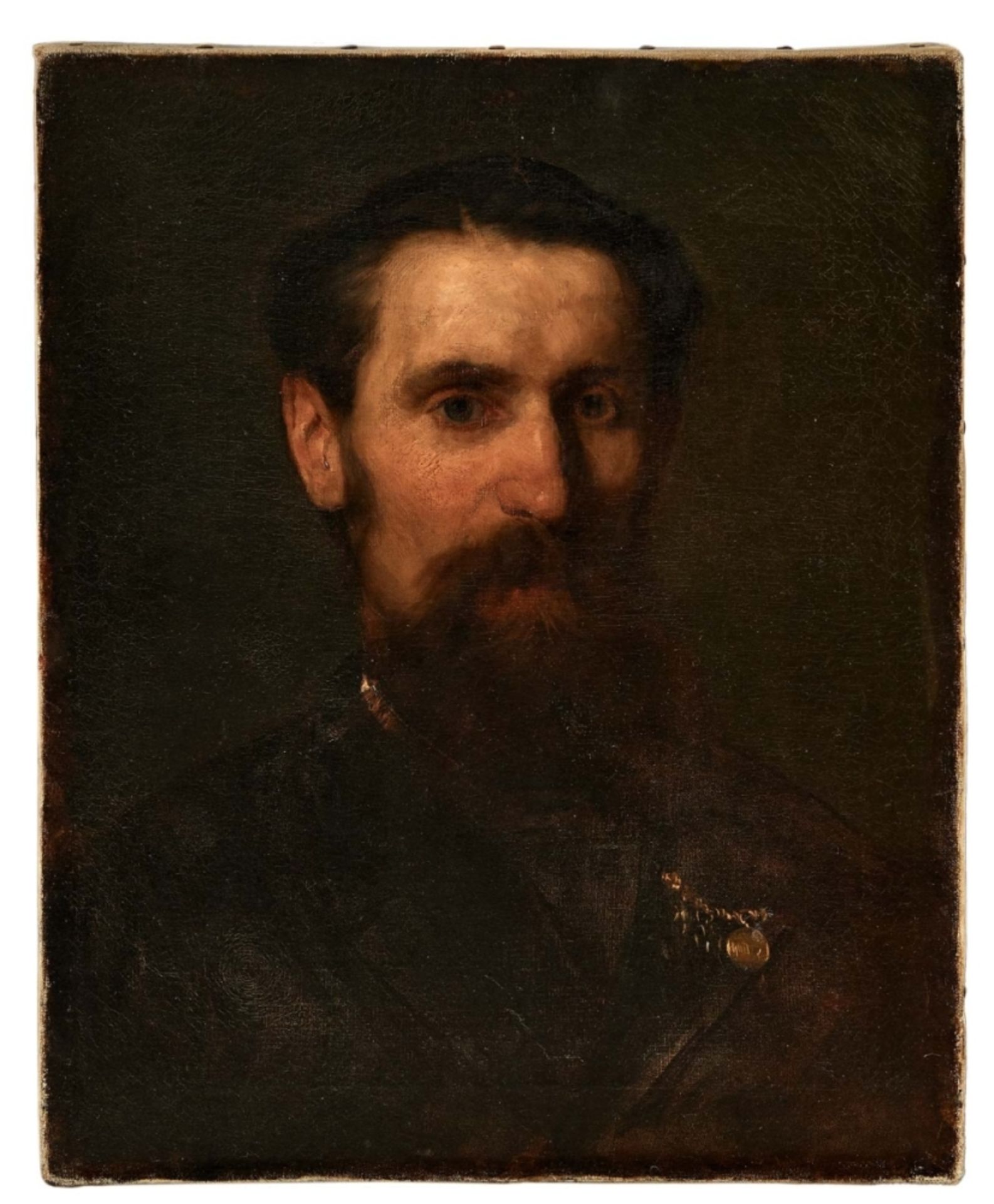 Keller, Friedrich von (Attrib.)Bildnis eines bürgerlichen Mannes mit Bart(Neckarweihingen 1840-