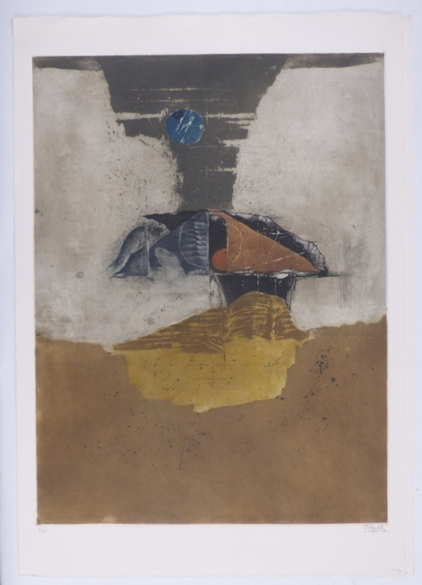 Friedlaender, JohnnyDrei Blatt ohne Titel(Pless 1912-1992 Paris) Auflage "33/95"; Blatt 76,5 x 56, - Bild 4 aus 4