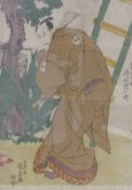 Utagawa Kunisada (Toyokuni III.)Schauspieler in einem Kabuki-Theaterstück(Katsushika 1786-1865