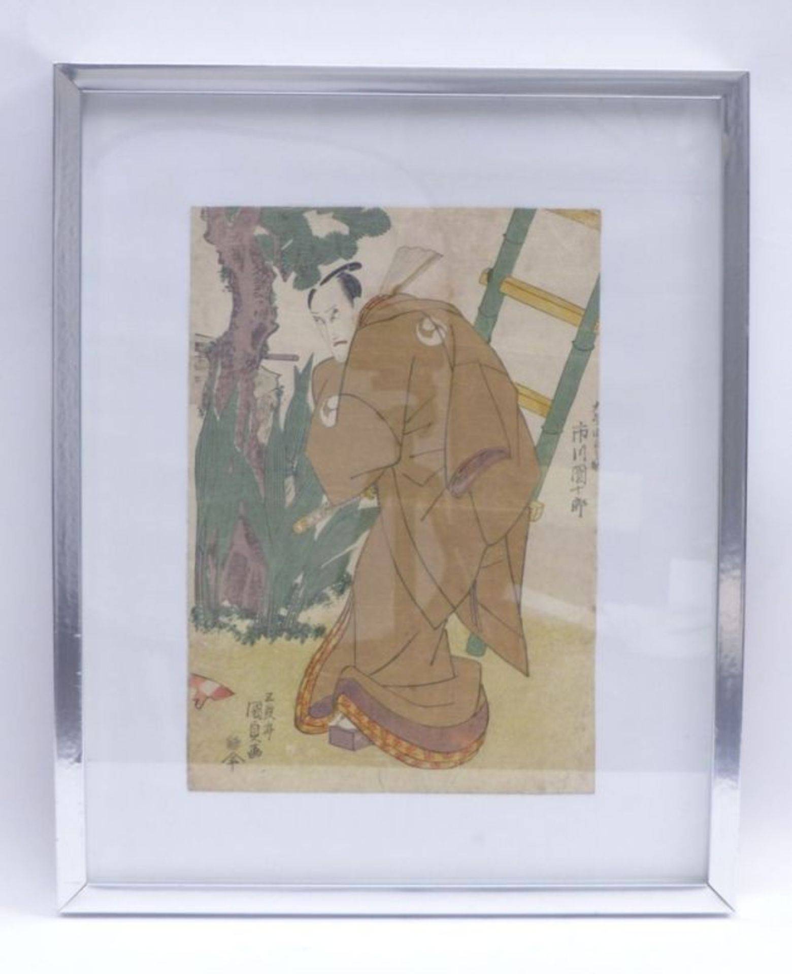 Utagawa Kunisada (Toyokuni III.)Schauspieler in einem Kabuki-Theaterstück(Katsushika 1786-1865 - Bild 2 aus 2