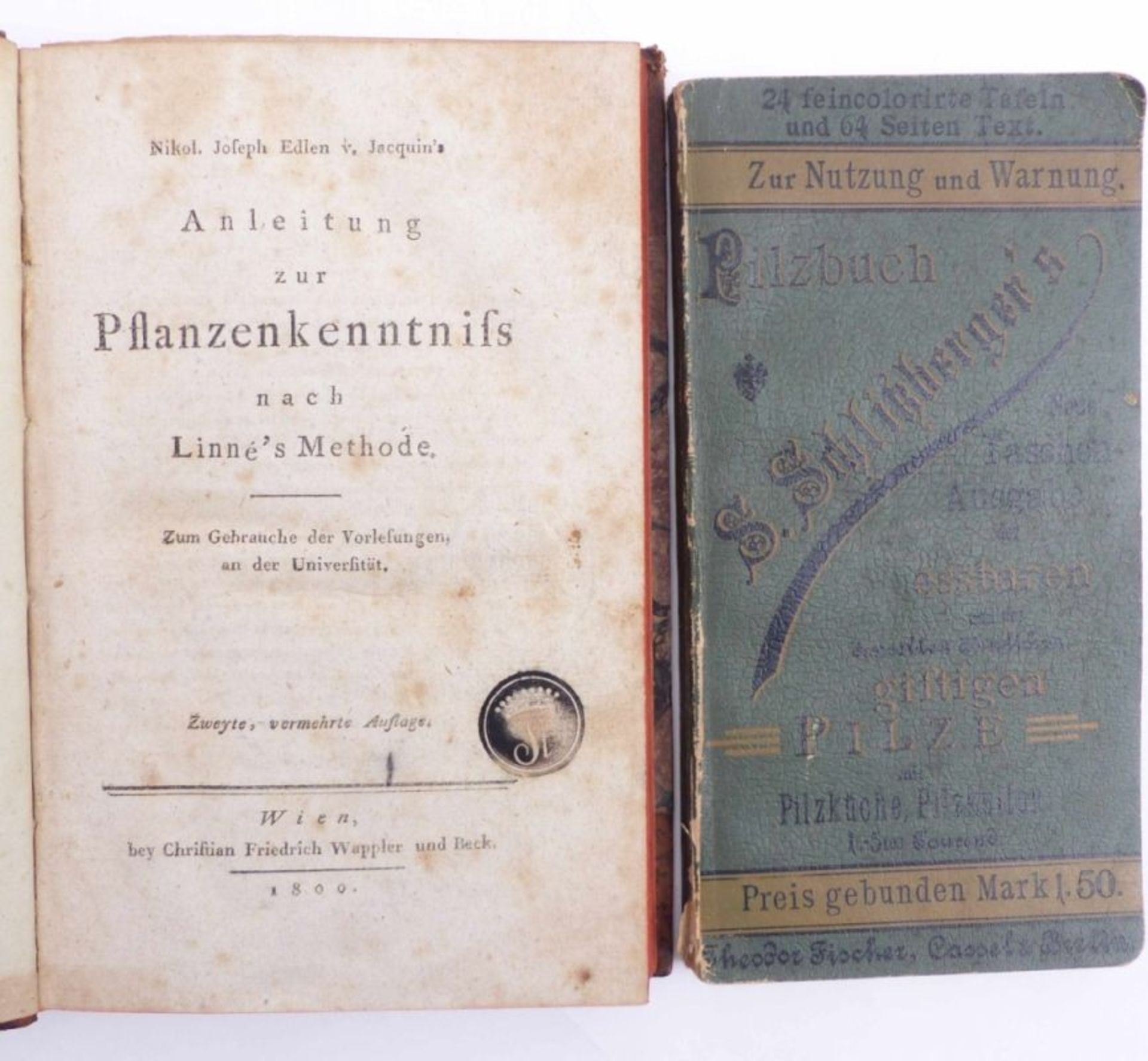 Zwei Bücher zum Thema Botanik