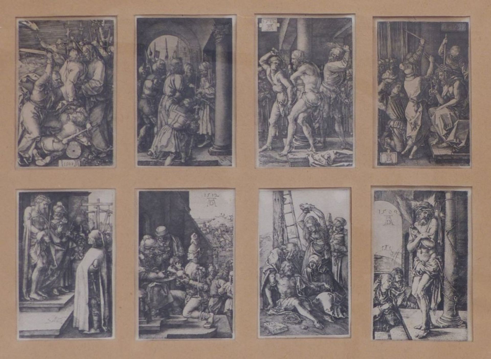 Acht Kupferstiche nach Albrecht Dürer