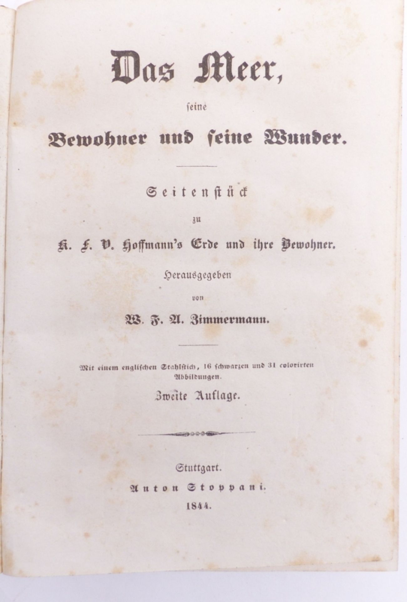 Zimmermann, W. F. A. (Hg.) (= C. G. W. Vollmer) - Image 4 of 6