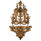 Louis-XVI-Portaluhr auf Konsole