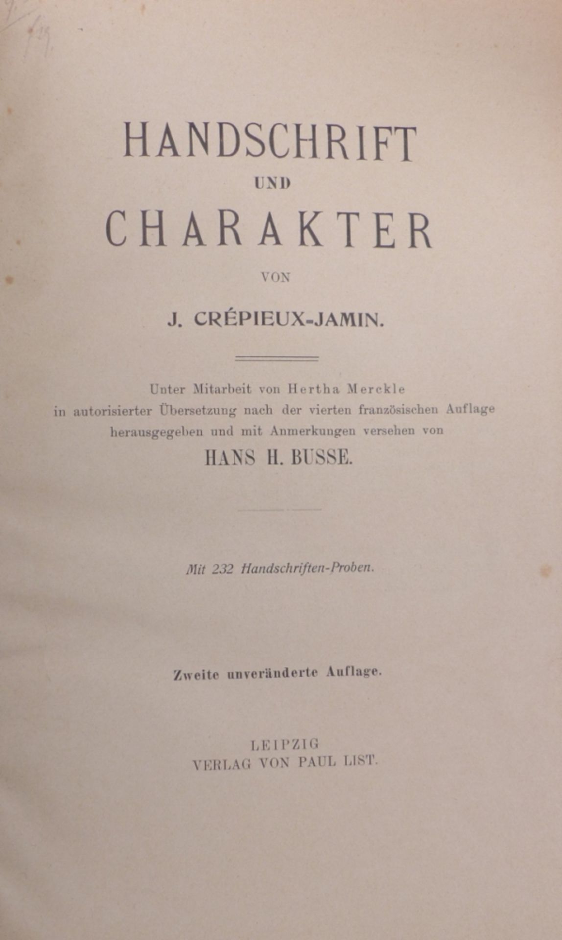 4 Bücher zum Thema Handschrift od. Sprache - Bild 2 aus 5