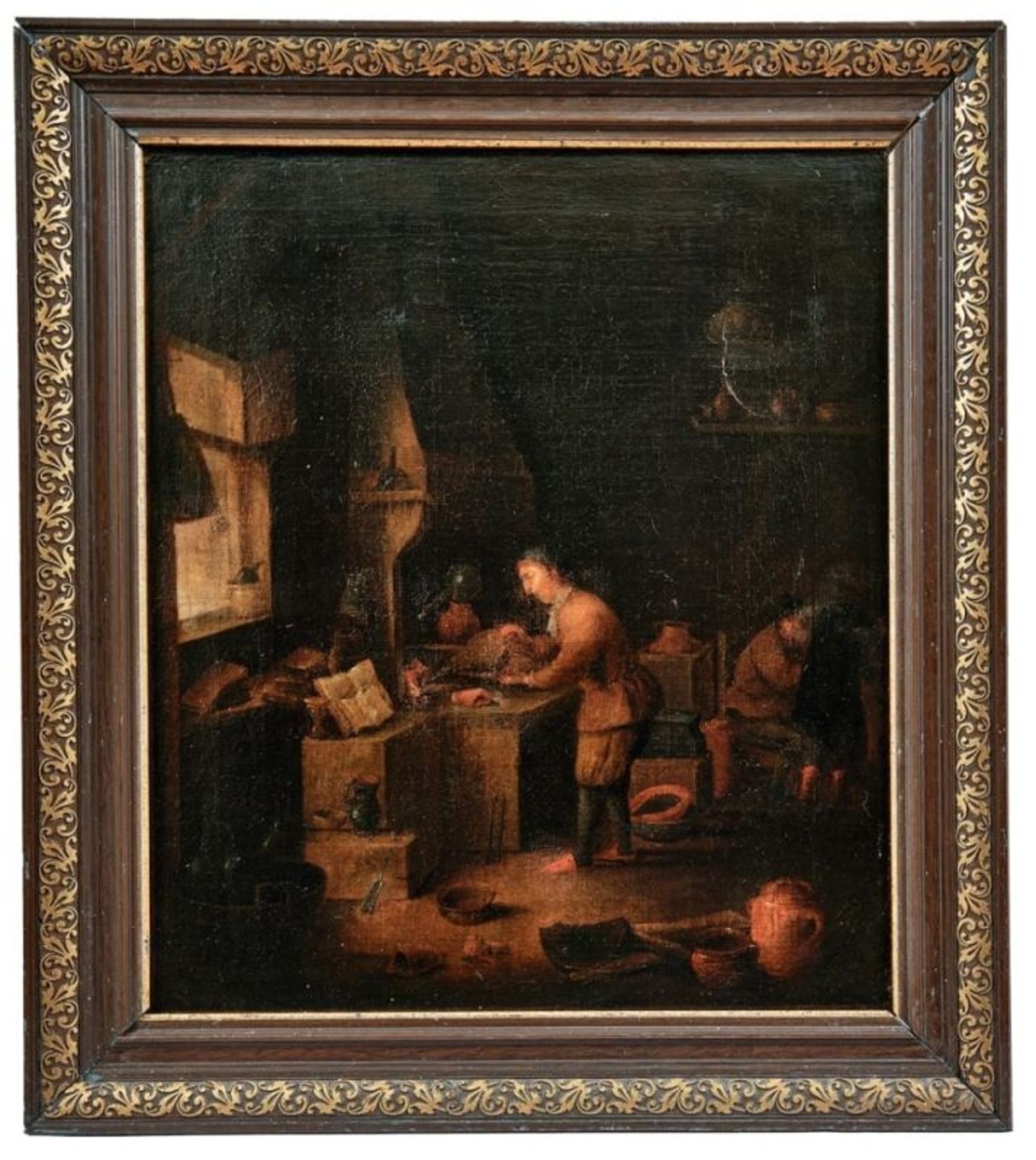 Ein Alchemist in seinem Labor
