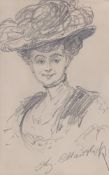 Bildnis einer Dame mit Hut