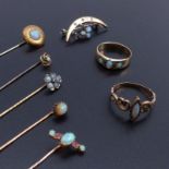 Kleine Sammlung Opalschmuck