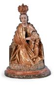 Sitzende Madonna mit Kind