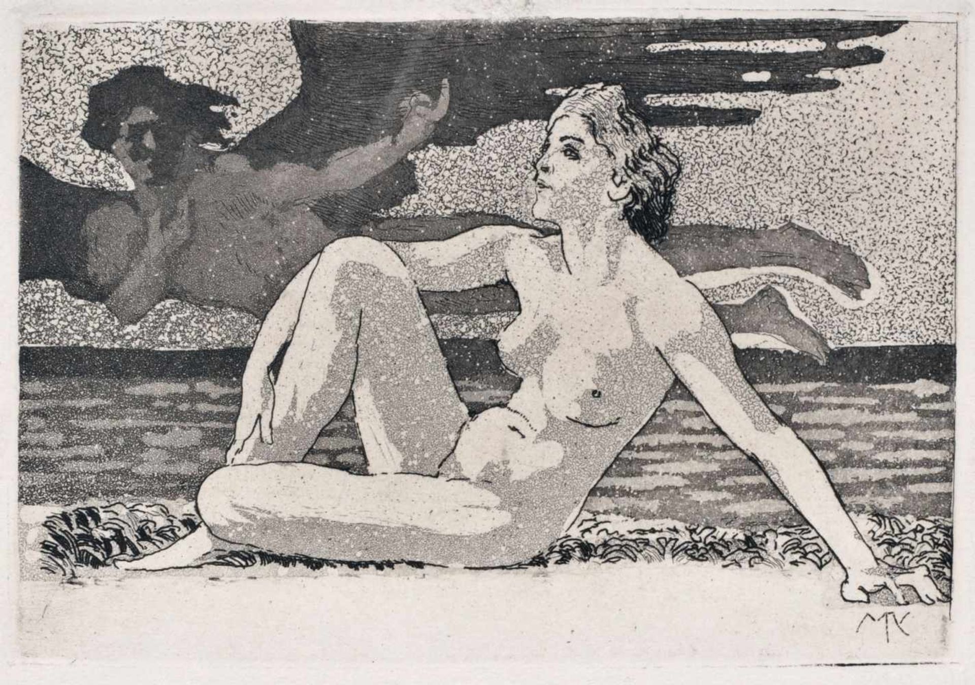 Max Klinger "Allegorie". 1911.