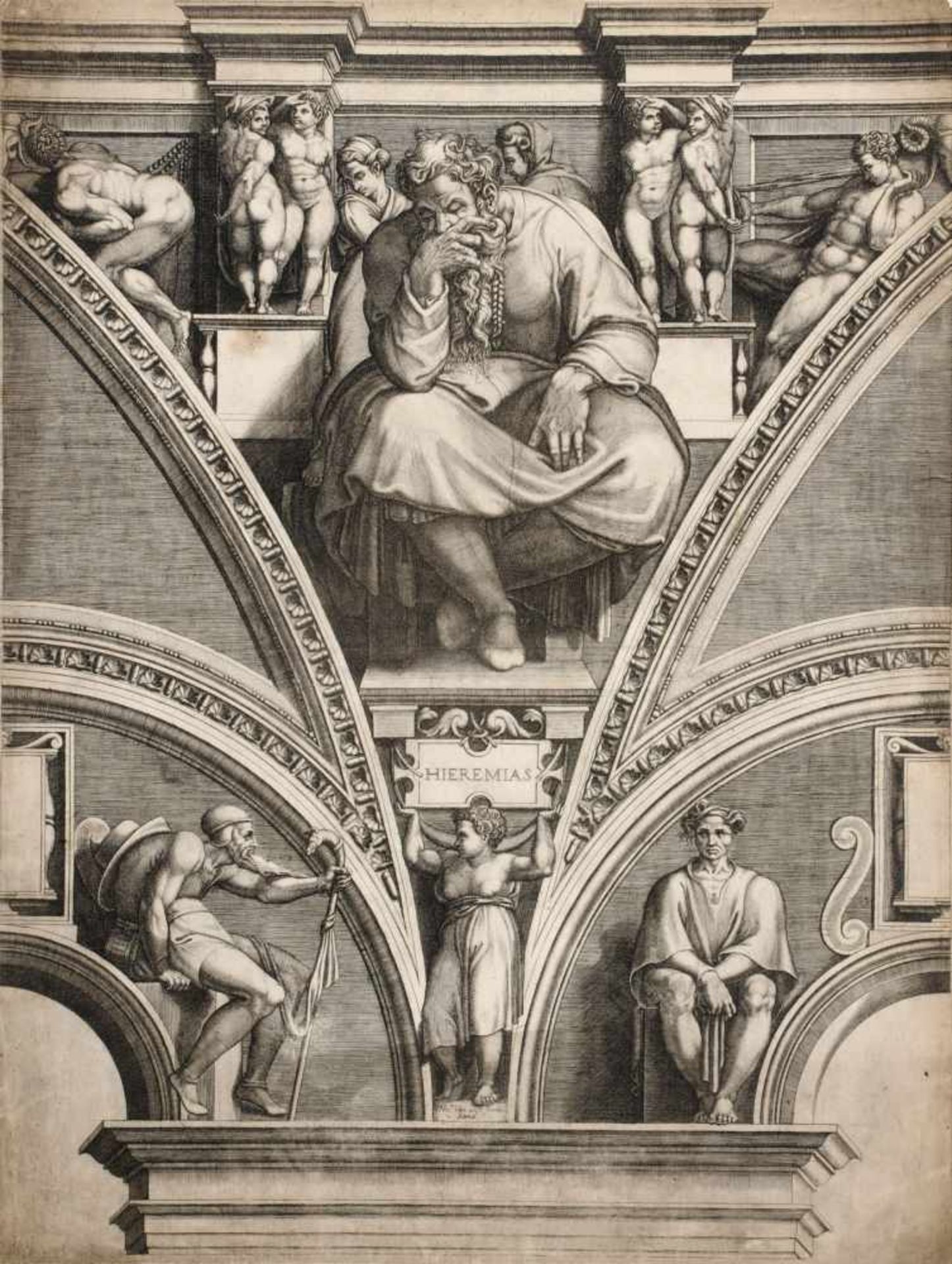 Giorgio Mantovano Ghisi "Hieremias". 1570/ 1575.