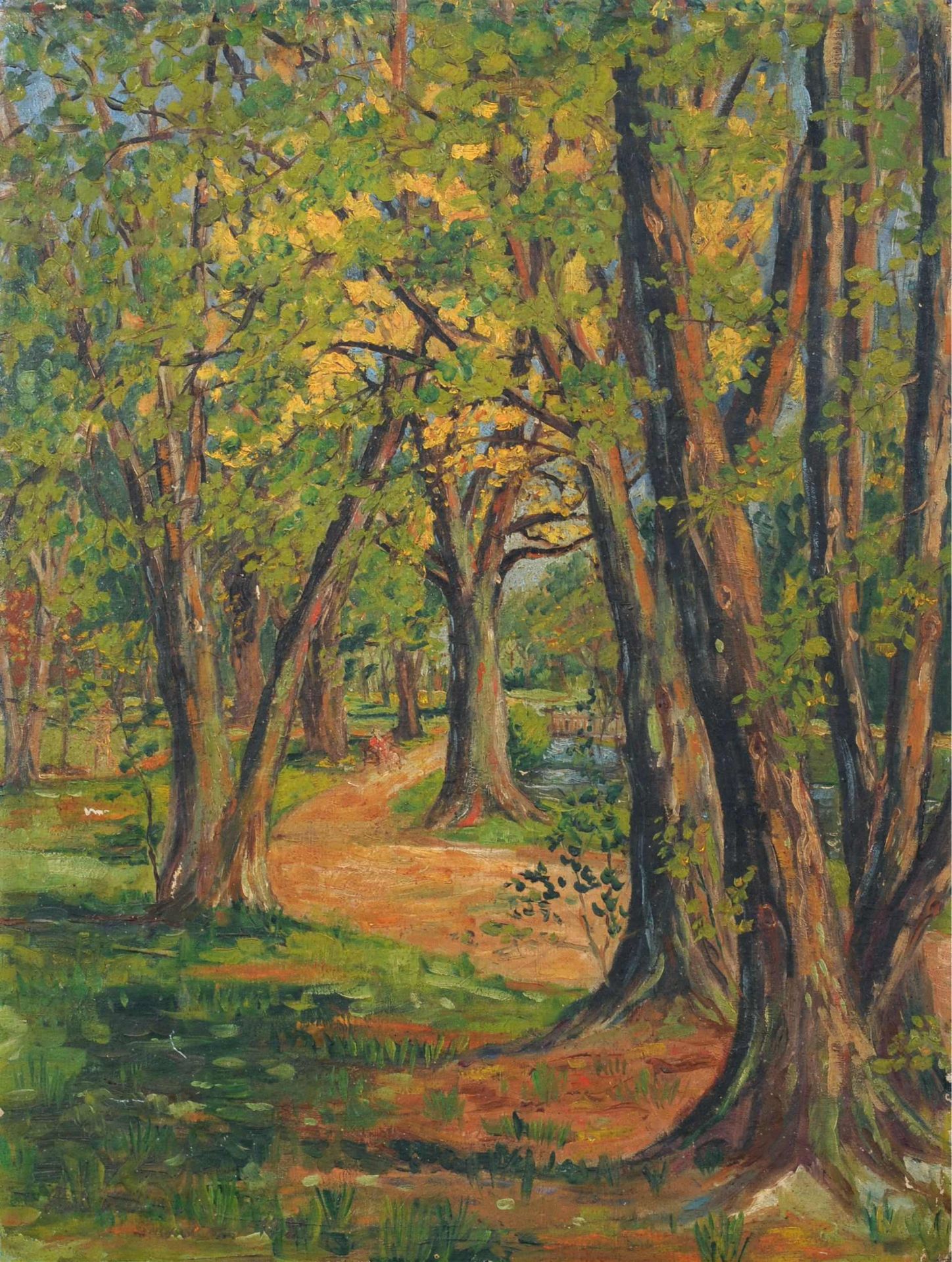 Paul Müller, Parklandschaft / Heidelandschaft. 1922/1926.