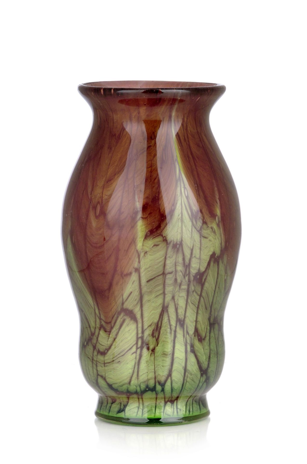 Vase "Flamarion". Franz Hofstötter für Joh. Lötz Witwe, Klostermühle. Um 1911. - Image 2 of 5