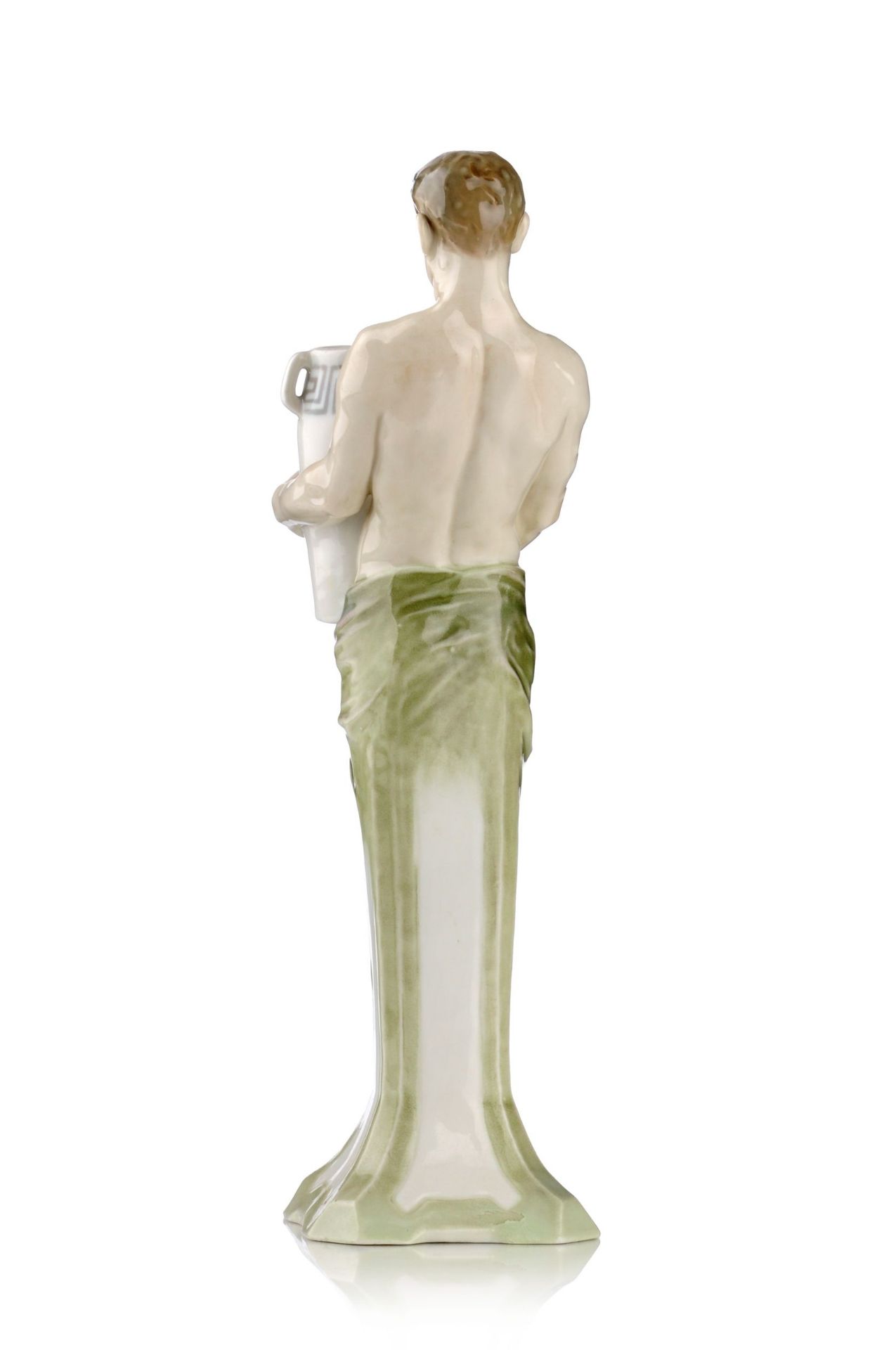 "Herme, männlich". Alfred König für Meissen. Um 1904 -1924. - Bild 3 aus 5