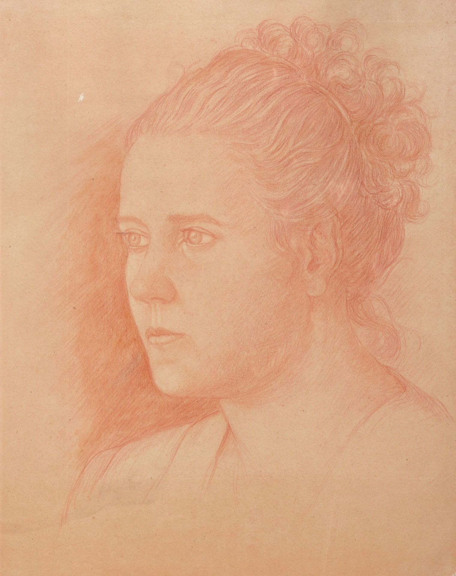 Erich Lindenau "Rosemarie" (Tochter des Künstlers)/Rosemarie als junge Frau. 1936/1945-1949. - Image 3 of 3