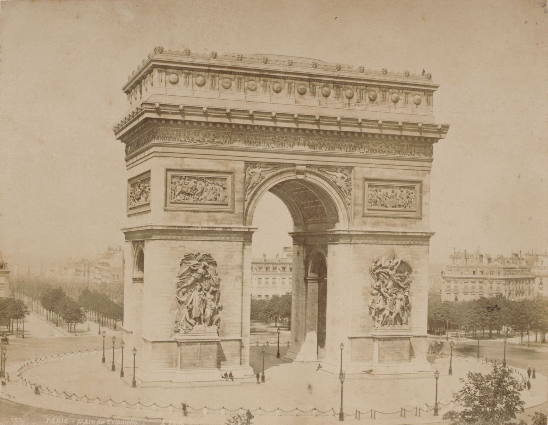 Sechs Ansichten von Paris. 1850er/1920er Jahre. - Image 3 of 6
