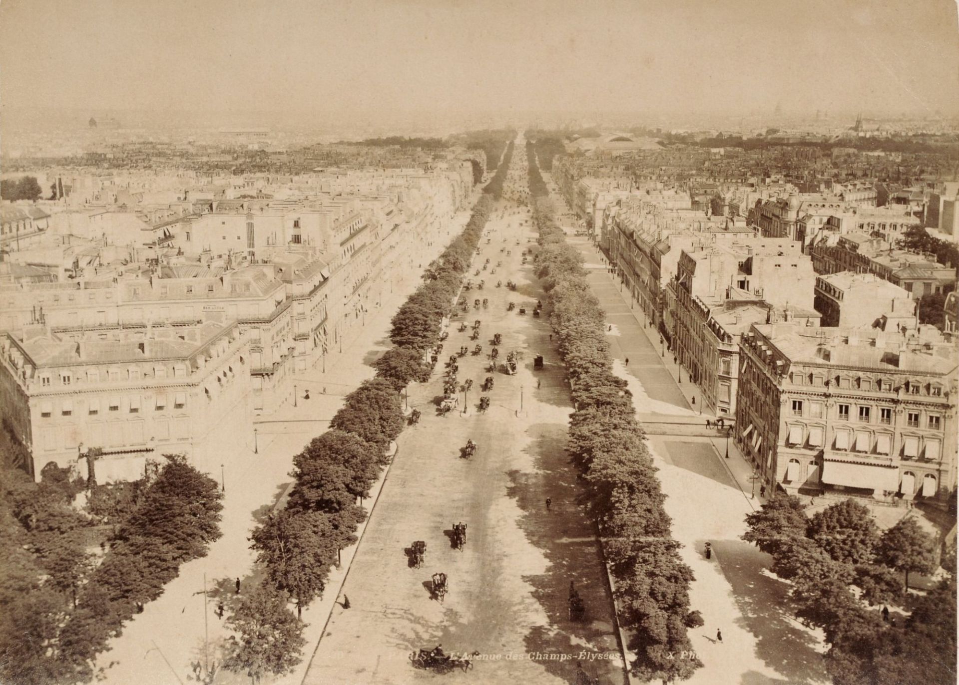 Sechs Ansichten von Paris. 1850er/1920er Jahre. - Image 4 of 6