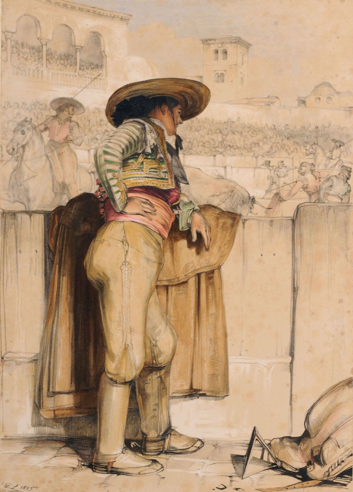 John Frederick Lewis "Gibraltar" / Matador / "Mendicant Monks. Granada". 1835 bis 1836.