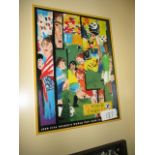 FIFA Women's World Cup 1999 print , 18in x 24in ***Note from Auctioneer*** All items will come
