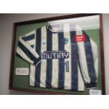 Tampa Bay Mutiny signed jersey 1999 - 20 signatures 42in w 33in hgt ***Note from Auctioneer*** All