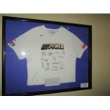 New York Power jersey signed by the team 2002 at WUSA exhibition game at Blackbaud Stadium v