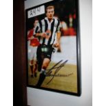 Alan Shearer, Newcastle United, signed photo, 7in w x 10in hgt ***Note from Auctioneer*** All