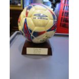 Freddy Adu DC United signed soccer ball from Carolina Challenge Cup game - DC United v Charleston