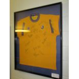 Mansfield Town FC Collectible Sport Memorabilia Jersey , 32in w x 40in hgt (This Lot is part of Bulk
