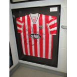 Brentford Collectible Sport Memorabilia Jersey , 32in w x 40in hgt (This Lot is part of Bulk Bid Lot