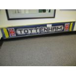 Tottenham scarf 60in w x 9in hgt ***Note from Auctioneer*** All items will come with an official