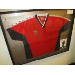 NY/NJ Metro Stars signed jersey 1999 team - 18 signatures, 41in w x 31in hgt ***Note from