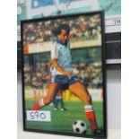 Michel Platini, France Signed photo, 8in w x 11in hgt ***Note from Auctioneer*** All items will come
