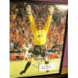 David Seaman, Arsenal Signed Photo , 8in w x 10in hgt ***Note from Auctioneer*** All items will come