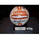 Liverpool football signed by members of the 1998 Liverpool squad ***Note from Auctioneer*** All