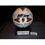 NY/NJ Metro Stars Mitre Ultima 1999 signed soccer ball ***Note from Auctioneer*** All items will