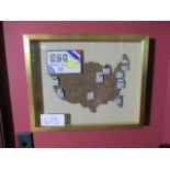 World Cup 1994 display, 35-1/2in w x 18in hgt ***Note from Auctioneer*** All items will come with an