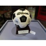 Real Madrid 2002/03 signed Wilson football including Ronaldo, Zidane, Figo, Roberto Carlos, Raul,