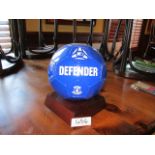 Defender soccer ball ***Note from Auctioneer*** All items will come with an official Certificate