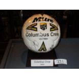 Columbus Crew Mitre Ultima 1999 signed soccer ball - gift to the Charleston Battery ***Note from