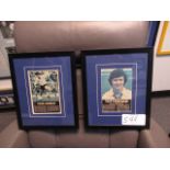 Tottenham Hotspur Steve Perryman and Ossie Ardiles photo , 28in w x 20in hgt ***Note from