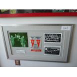 Display featuring 1968 European Cup Final Manchester United v Benfica, Wembley, May 29th 1968, 36-