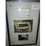 Tottenham Hotspur home stadium, White Hart Lane display - 2 photos, 17in w x 24in hgt ***Note from