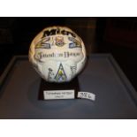Tottenham Hotspur Mitre 1996/97 football signed by 24 players ***Note from Auctioneer*** All items